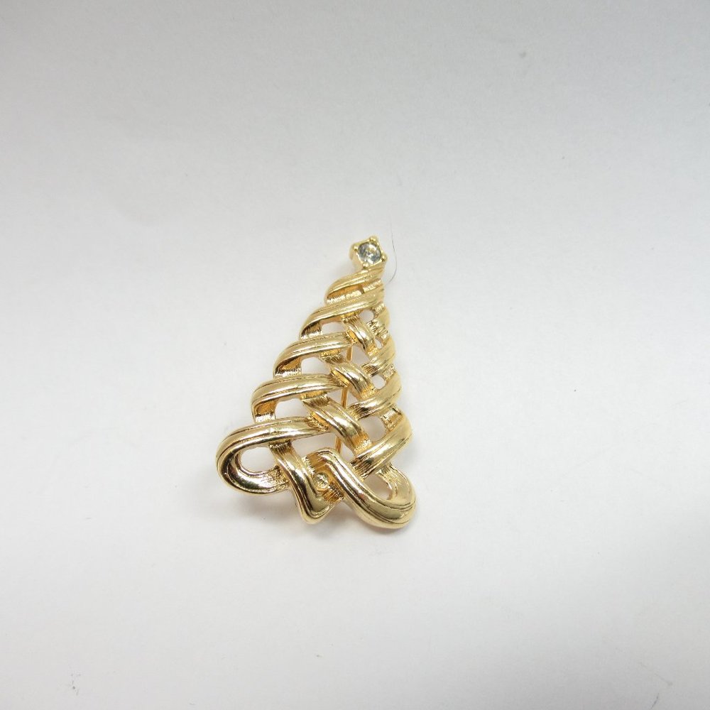 Avon Ribbon tree Brooch